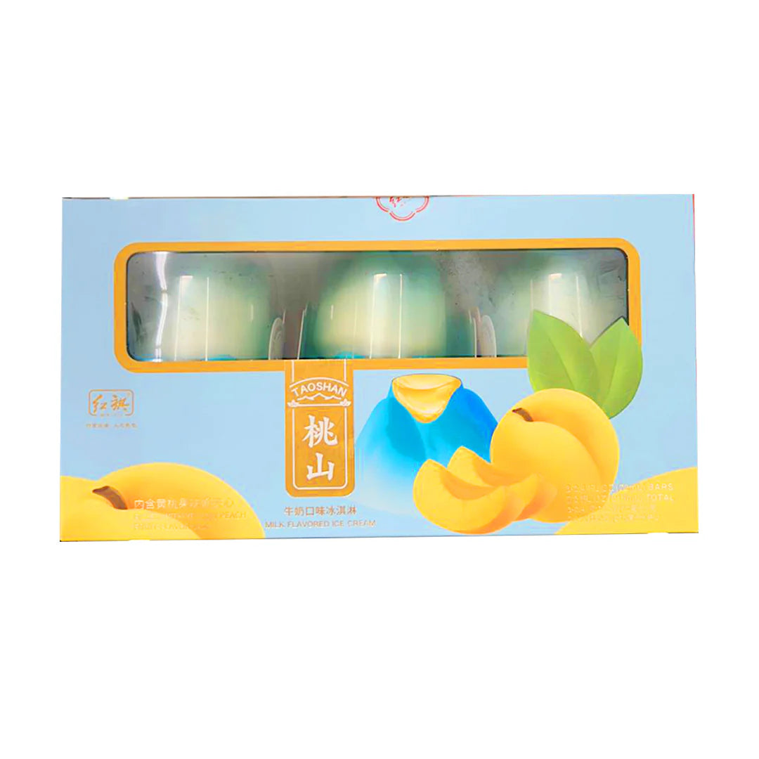 Blue mountain propitious fruit ice cream pack with yellow fruit design by RD International Market